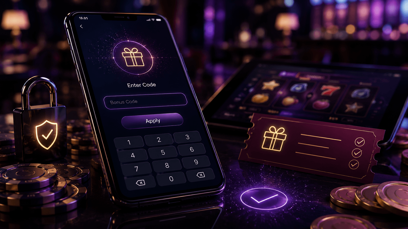 PlayLive promo code being entered in a casino cashier bonus field